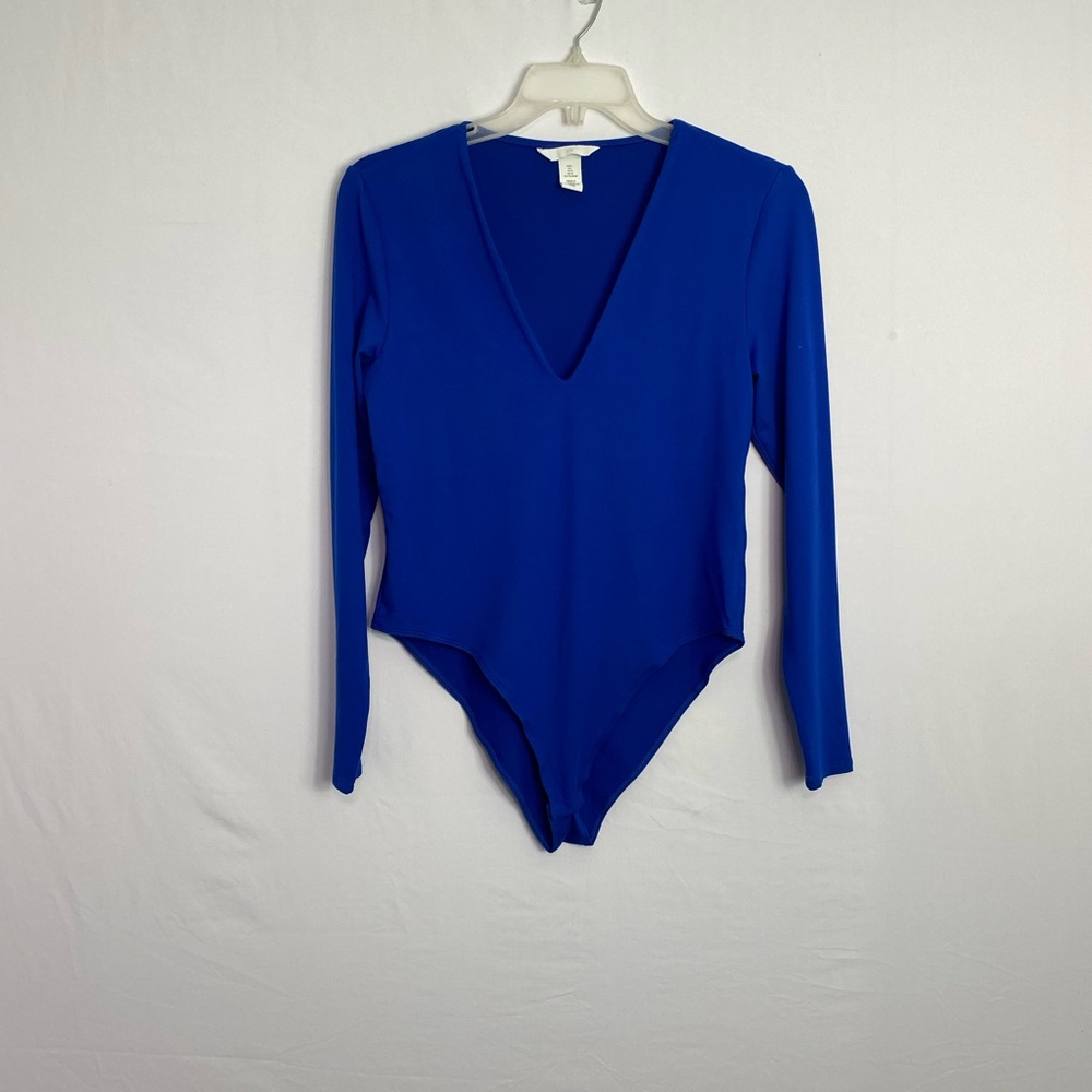 Vibrant Blue Long Sleeve Bodysuit